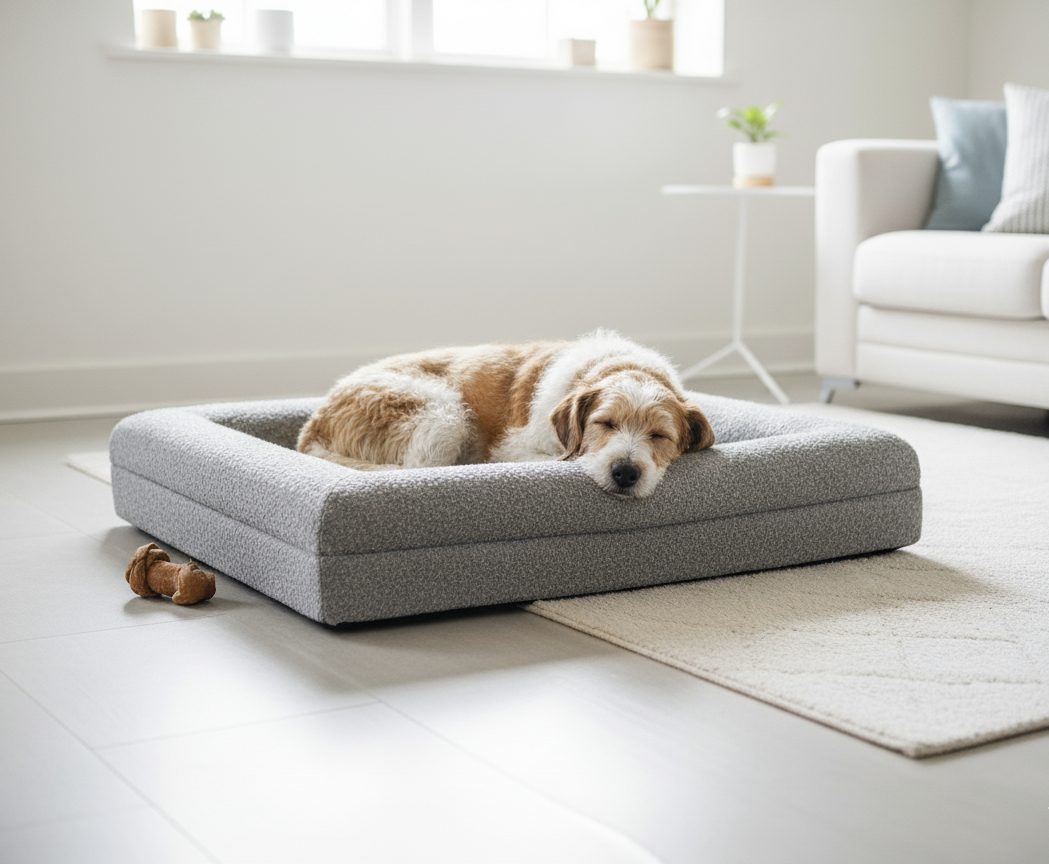 The Companion Lounger -  Boucle Grey