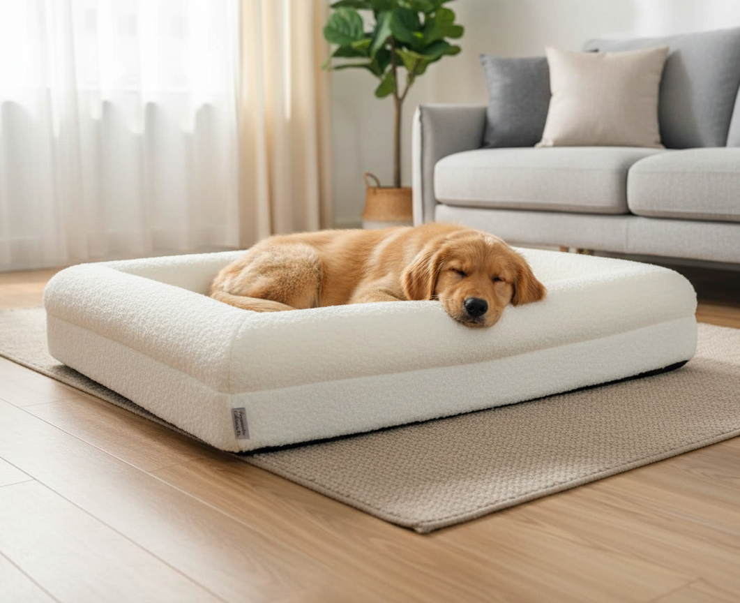 The Companion Lounger -  Boucle Ivory