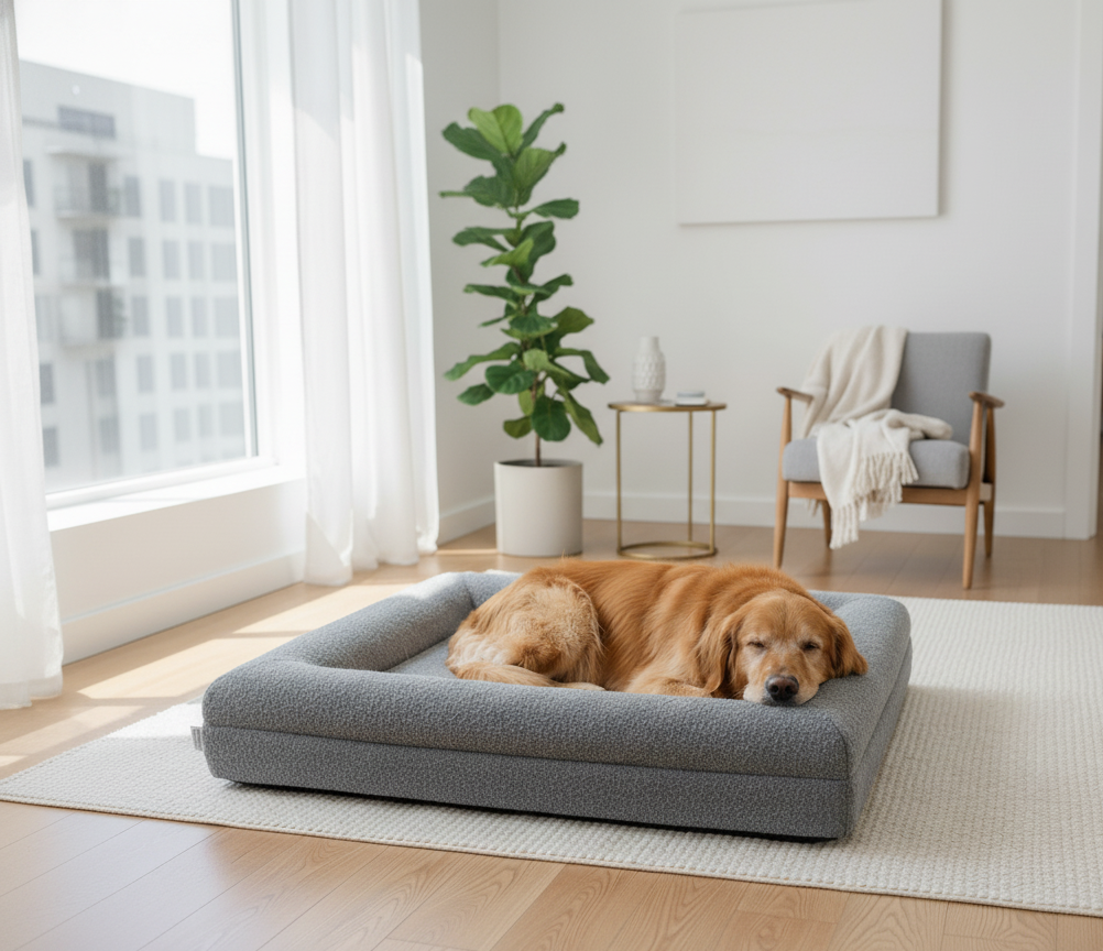 The Companion Lounger -  Boucle Grey